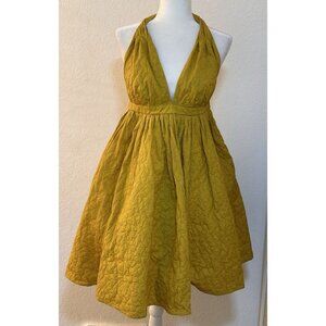 Jean Paul Gaultier X Target Women’s Yellow Halter Tulle Dress 2016 Size 11 NWT